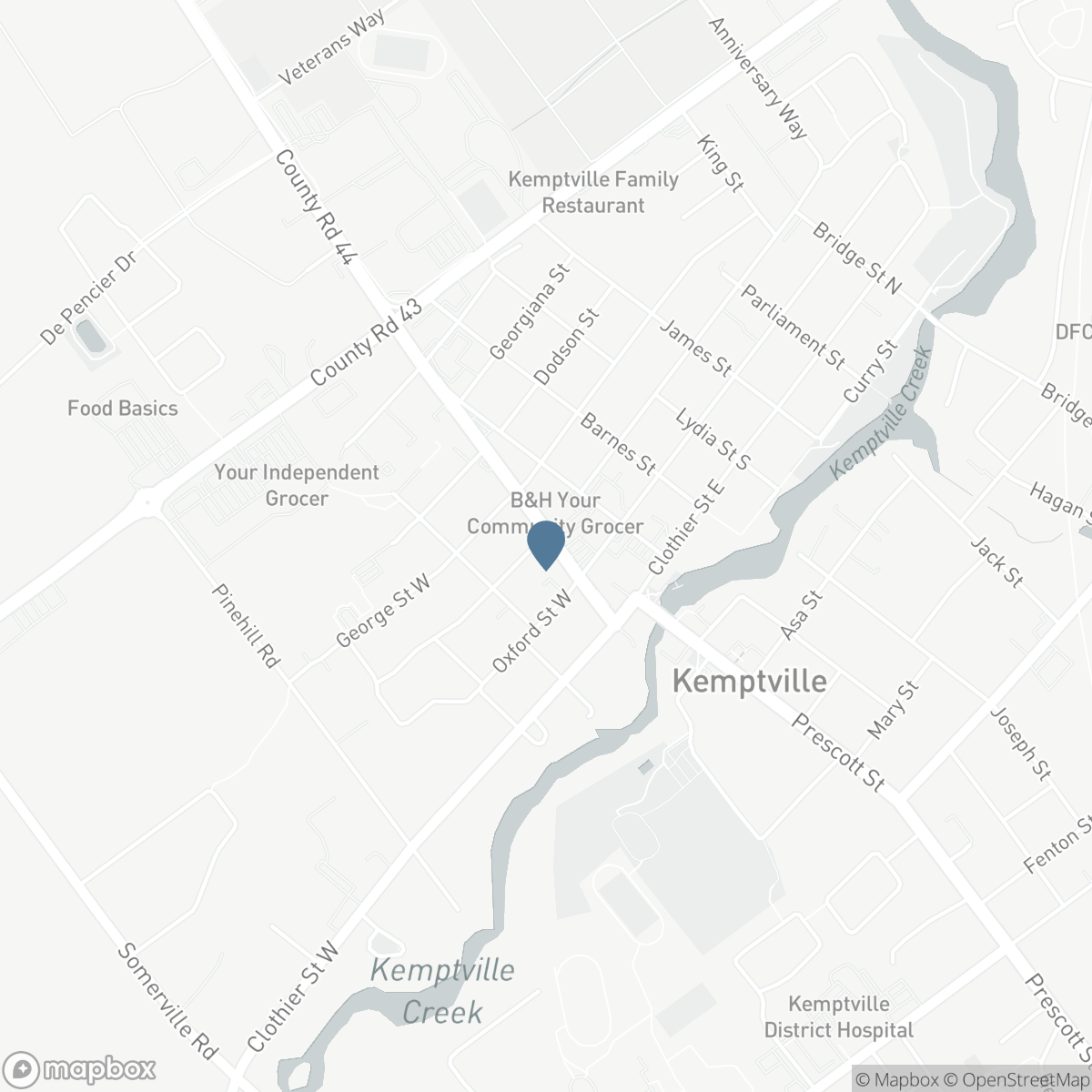 218 RIDEAU STREET, Kemptville, Ontario K0G 1J0